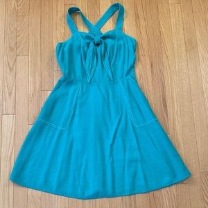Green A-line Dress